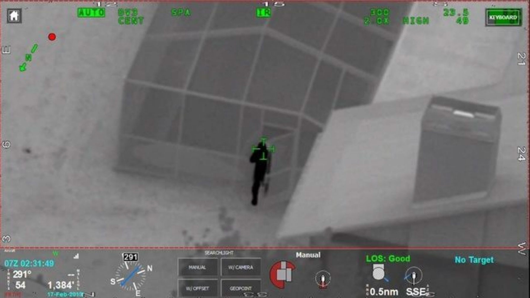 heroin addicted man points laser at sheriff's helicopter image 1